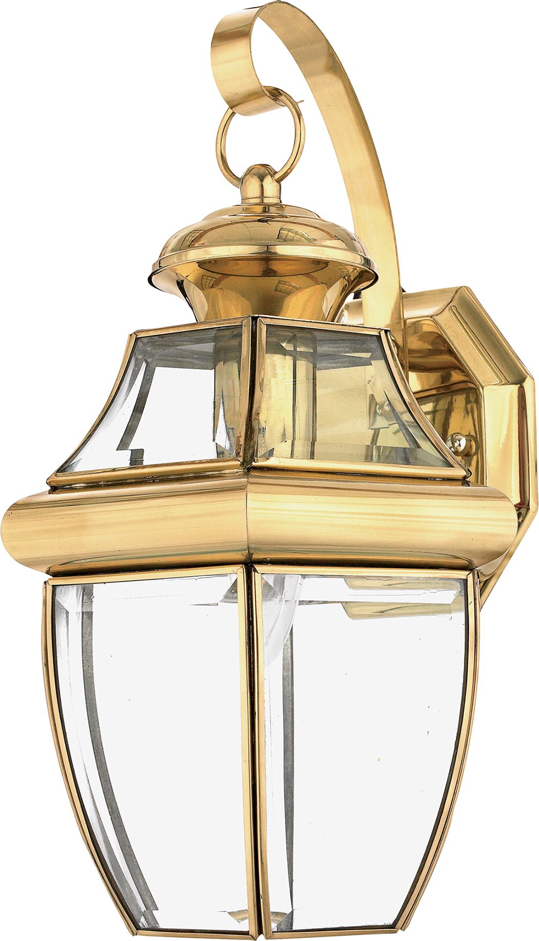 Kinkiet Elstead Kinkiet elewacyjny IP44 mosiądz Elstead Newbury QZ-NEWBURY2-M-PB