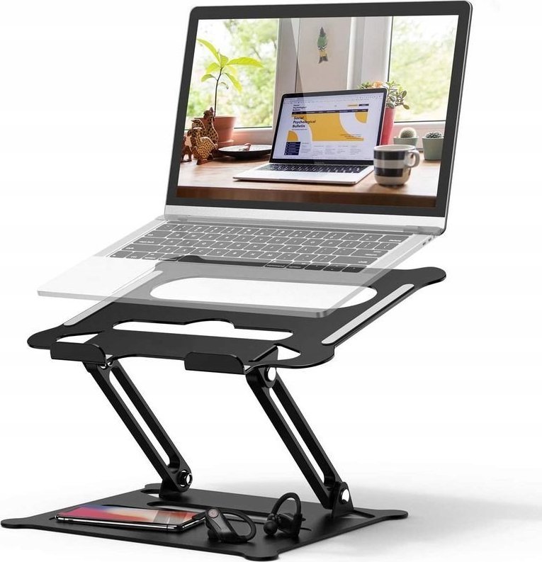 Maxximus MAXXIMUS FOLD PRO LAPTOP STAND GRAY/SZARY, regulowana podstawka