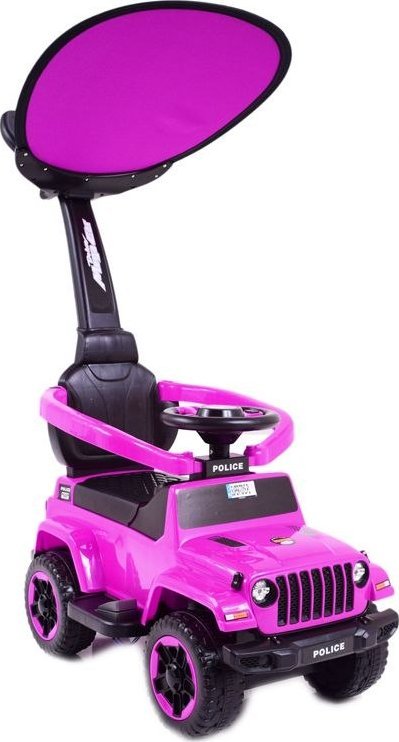 Super-Toys JEŹDZIK, ODPYCHACZ, POJAZD NA AKUMULATOR MEGA CAR - SPRZĘGŁO, DASZEK/TC219