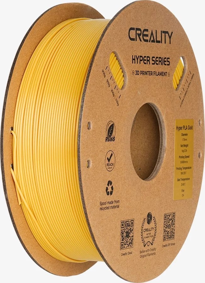 Drukarka 3D Creality Creality Filament Hyper PLA, 1kg, 1,75mm, Gold (3301010415)