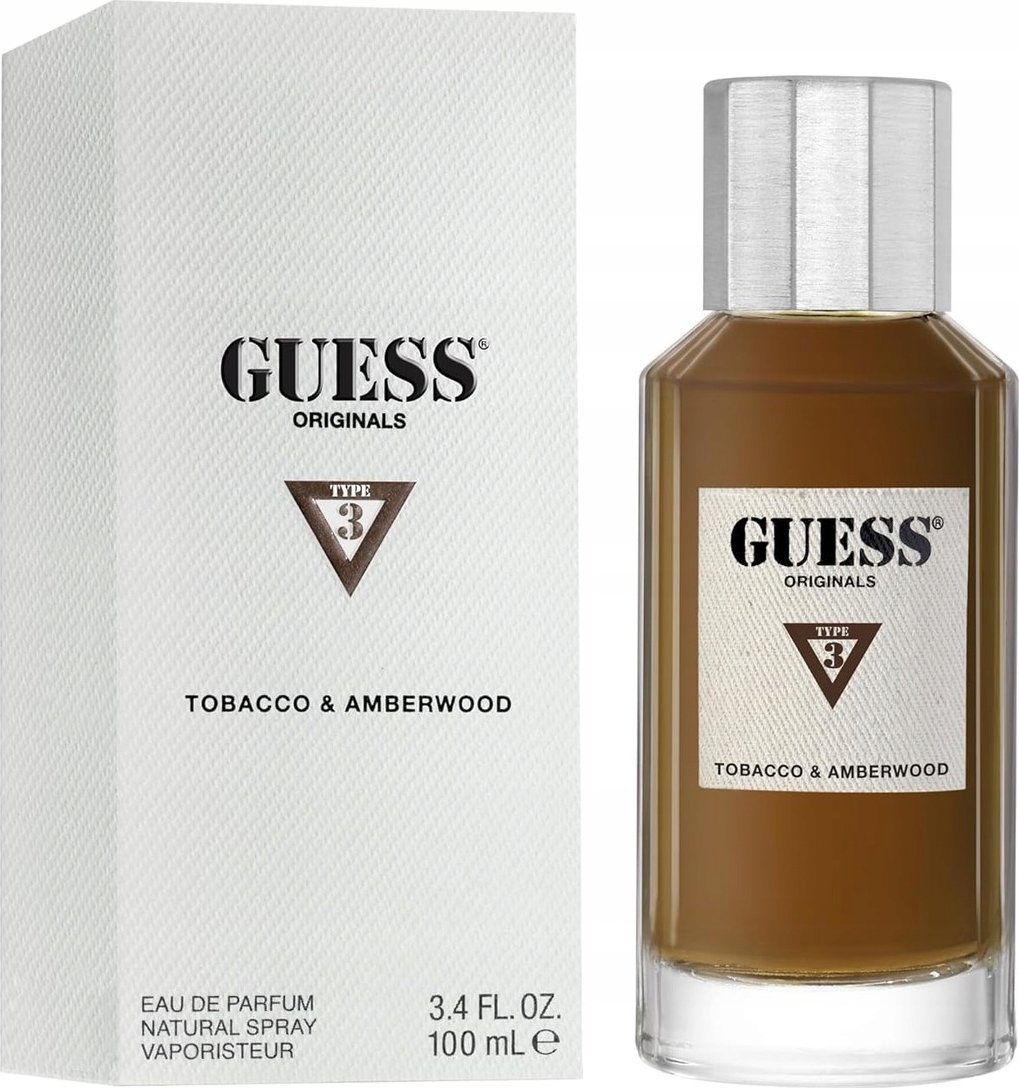 Cuba GUESS Originals Type 3 Tobacco & Amberwood EDP spray 100ml