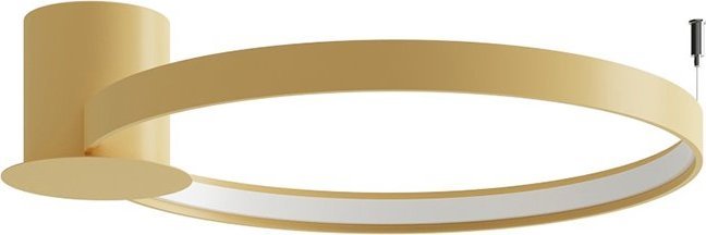 Lampa sufitowa Sollux Lighting Plafon Rio 55 Złoty Led 3000K Led 30W Thoro Lighting