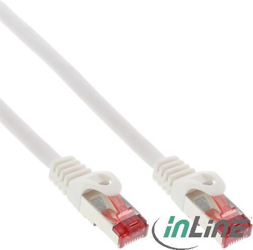 InLine Patchcord, Cat.6, S/FTP, 5m, biały (76405W)