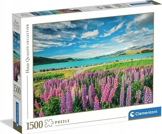 Clementoni Puzzle HQ Lupins at Lake Tekapo 1500 elementów (31728)