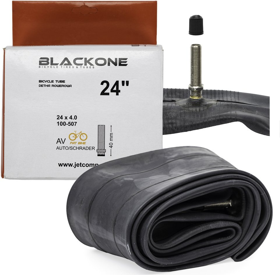 Dętka BlackOne FAT BIKE 24"x4.0, 100-507, AV-40mm, zawór gwintowany