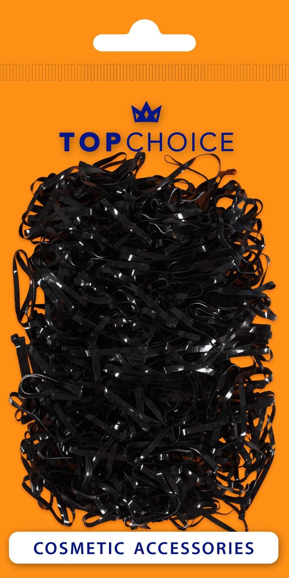 Top Choice TOP CHOICE Gumki do włosów - czarne (26911) 1 op. - 500 szt.