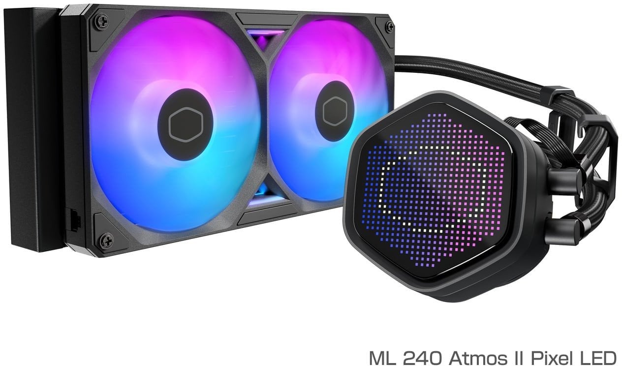 CoolerMaster WAK MasterLiquid 240 Atmos II Pixel LCD