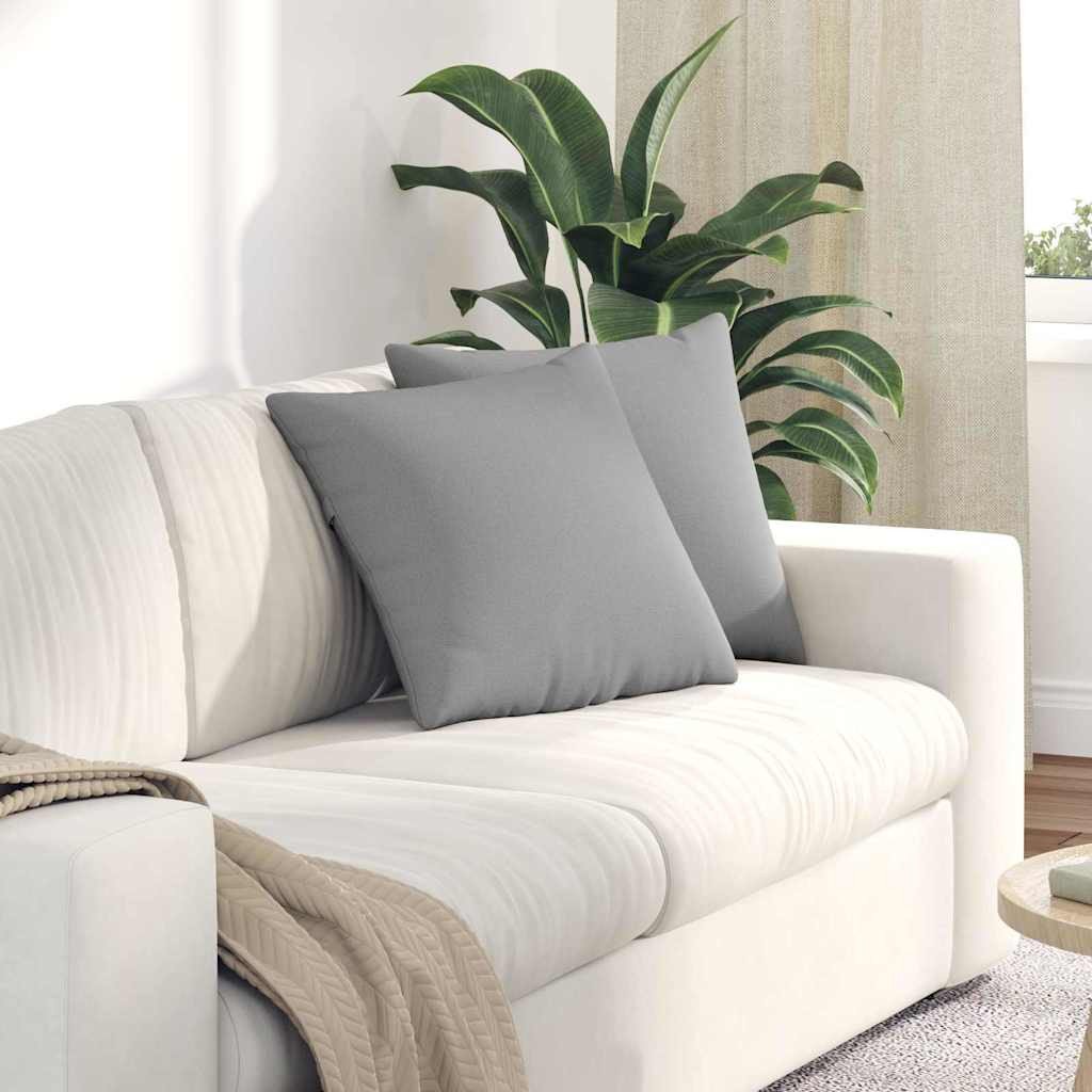 vidaXL Poduszki na sofę Szary tkanina