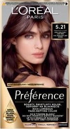 L’Oreal Paris LOREAL Preference Farba do włosów 5.21 Zimny Opalizujący Jasny Brąz