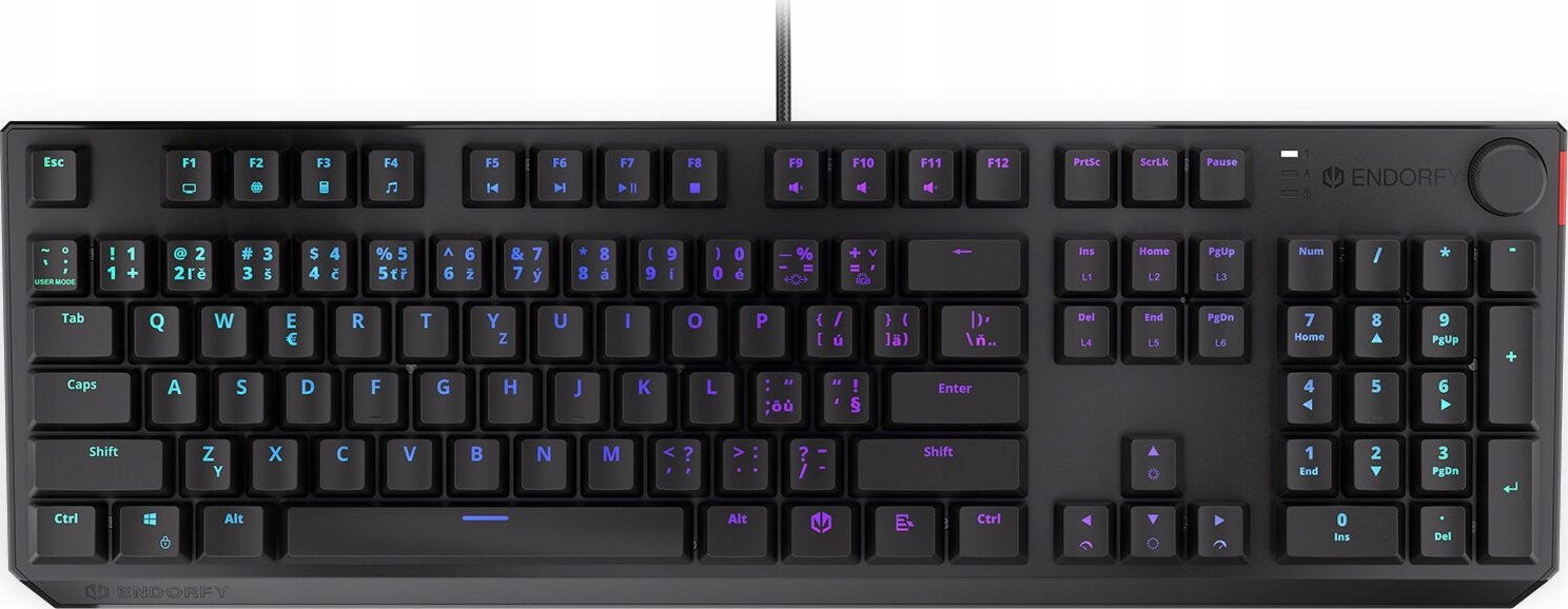 Klawiatura Endorfy Thock Wireless Red Kailh Red Box (EY5C009)