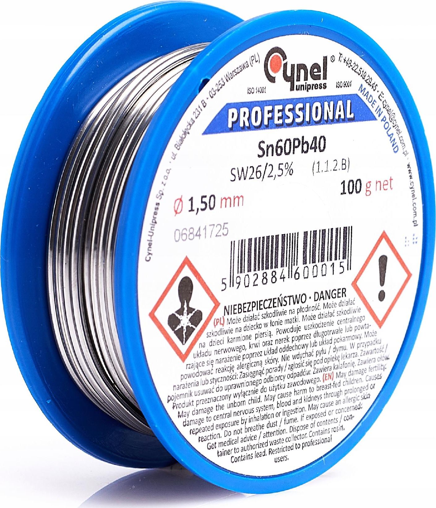 Techrebal Cyna Sn60Pb40-SW26 1,50 100g