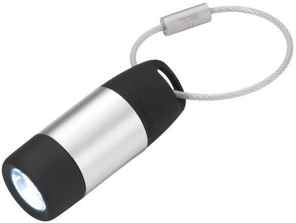 Latarka Troika TROIKA ECO* CHARGE czarny, szary Latarka brelok LED