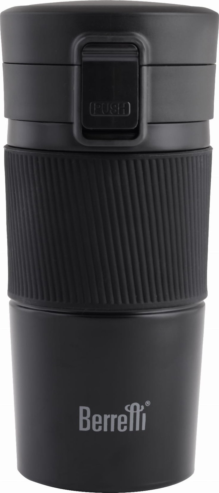 KOKO Kubek termiczny nierdzewny czarny na kawę herbatę napoje 400ml