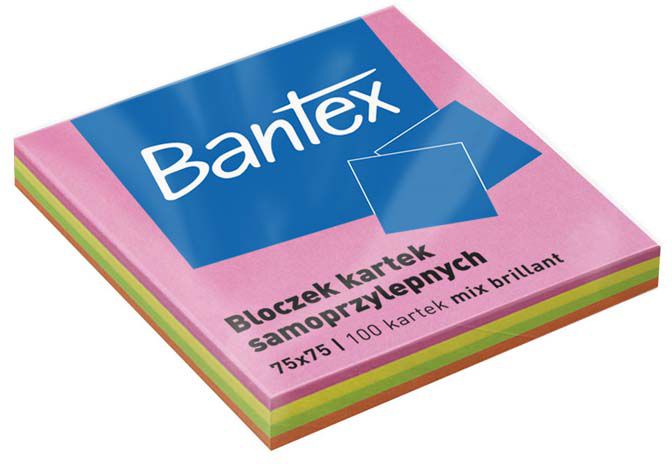 Bantex NOTES SAMOP.75X75 100 MIX BANTEX BRILLIANT - 400086389