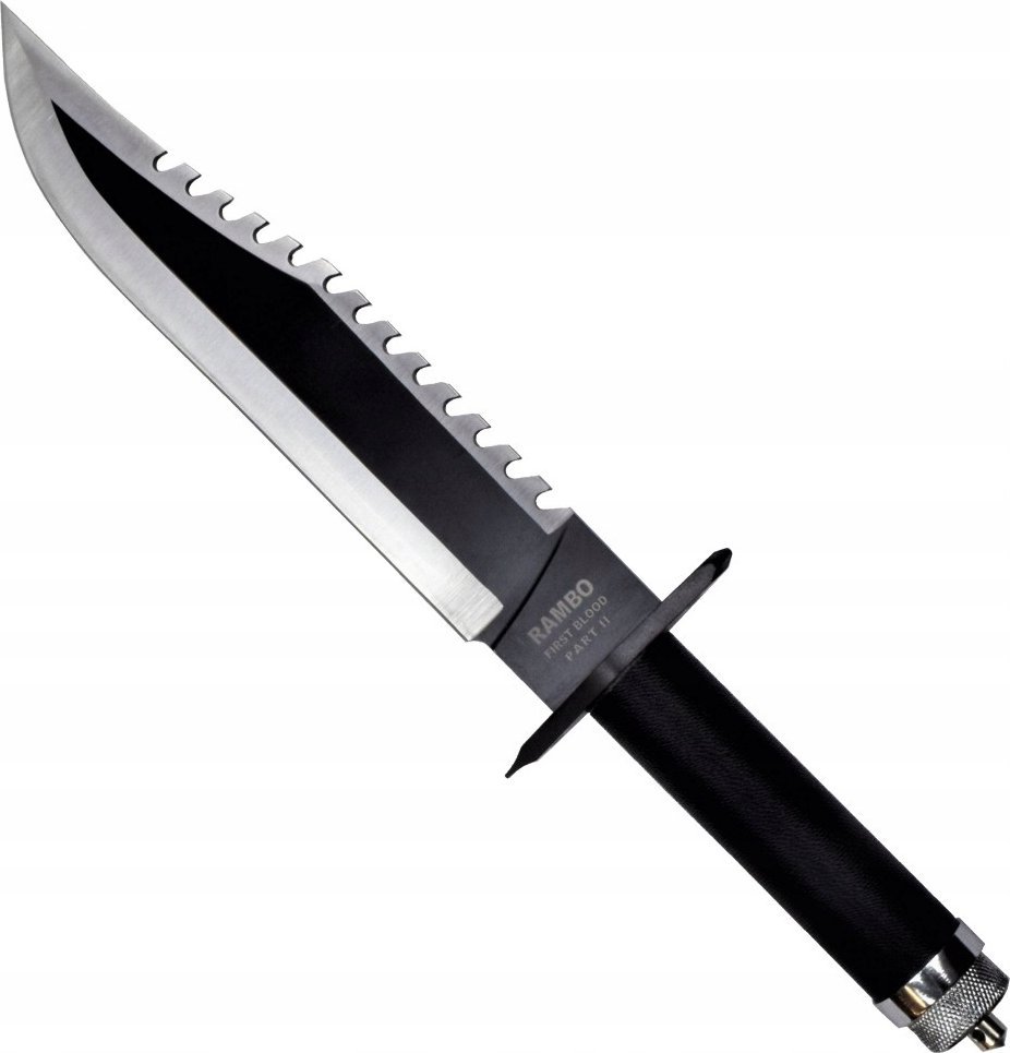 Nóż Rambo II Cinema Classic 400 mm z pochwa skórzan
