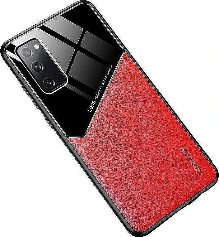 Mocco Lens Leather Back Case for Xiaomi Mi 11 Red