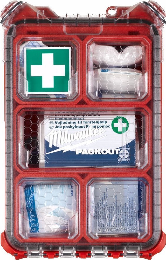 Sourcing MILWAUKEE PACKOUT FIRST AID KIT DIN 13157