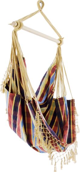 Brazilian Fotel hamakowy czerwono-żółty B5