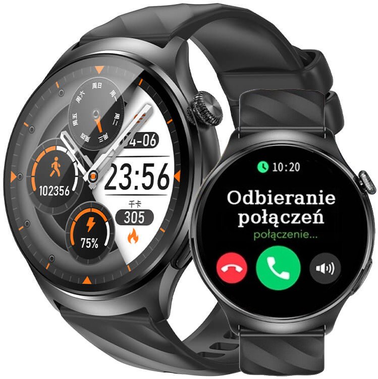 SMARTWATCH Rubicon RNCF39 black/black SIL