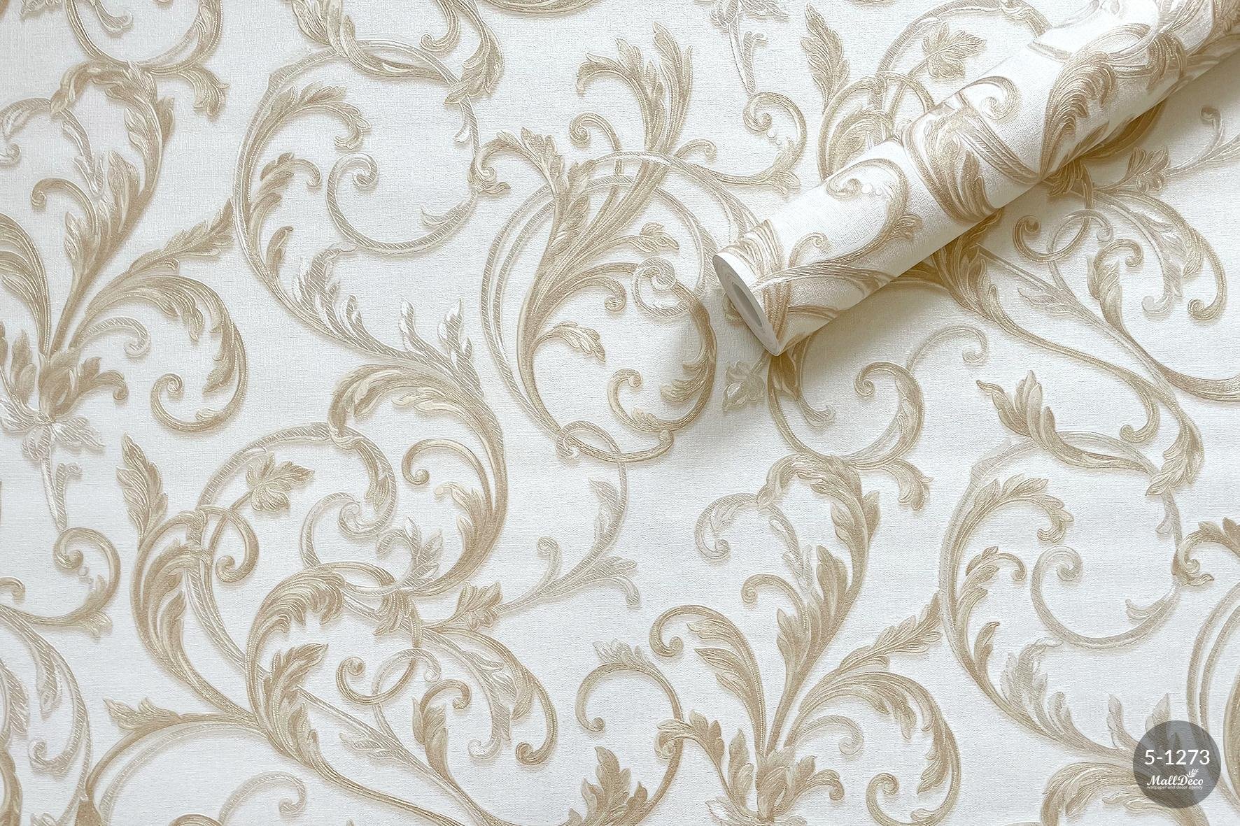 MallDeco MODEL TAPETY WINYLOWEJ VITRAGE DECOR ZŁOTY