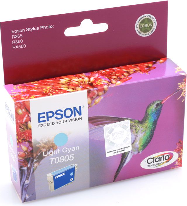 Tusz Epson tusz T0805 (C13T080540) Light Cyan