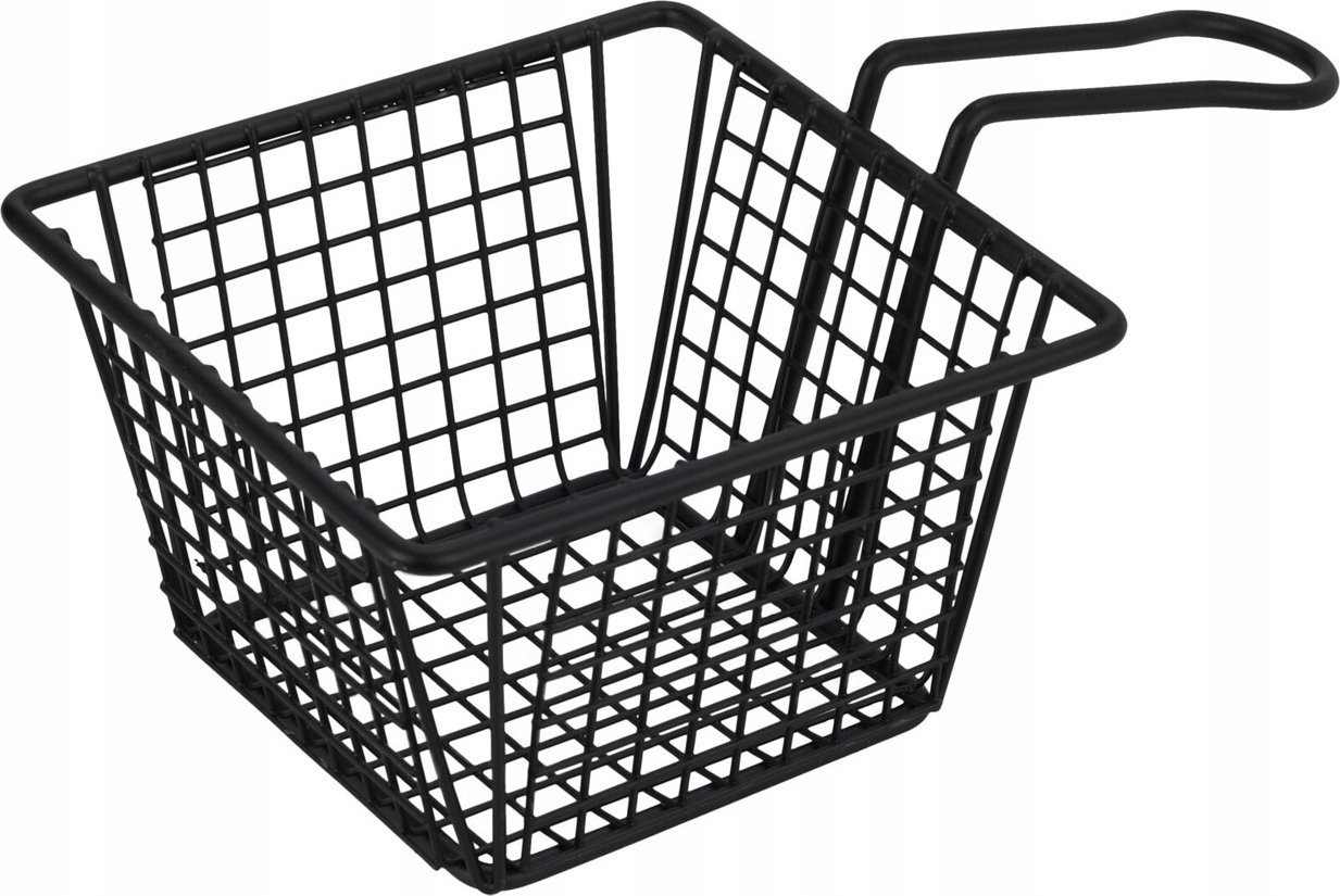 BASKET METAL BLACK COATED