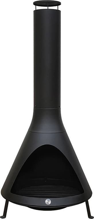 Westmann Westmann Kominek ogrodowy i piec tarasowy stal czarny 70x70x160 cm