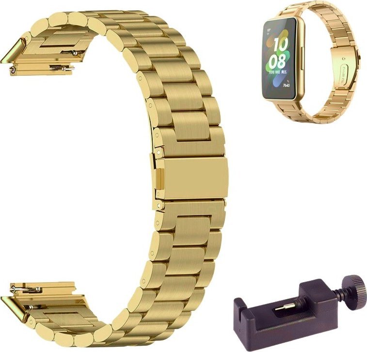 Best Accessories STALOWA BRANSOLETA DO ZEGARKA SMARTBAND HUAWEI BAND 7