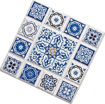 Zassenhaus Podkładka pod szklanki Zassenhaus Marrakesch, ceramika/korek, 11 x 11 cm, krzyż