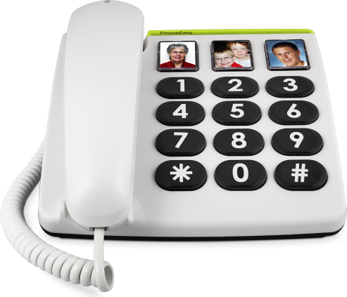 Telefon stacjonarny Doro Biały