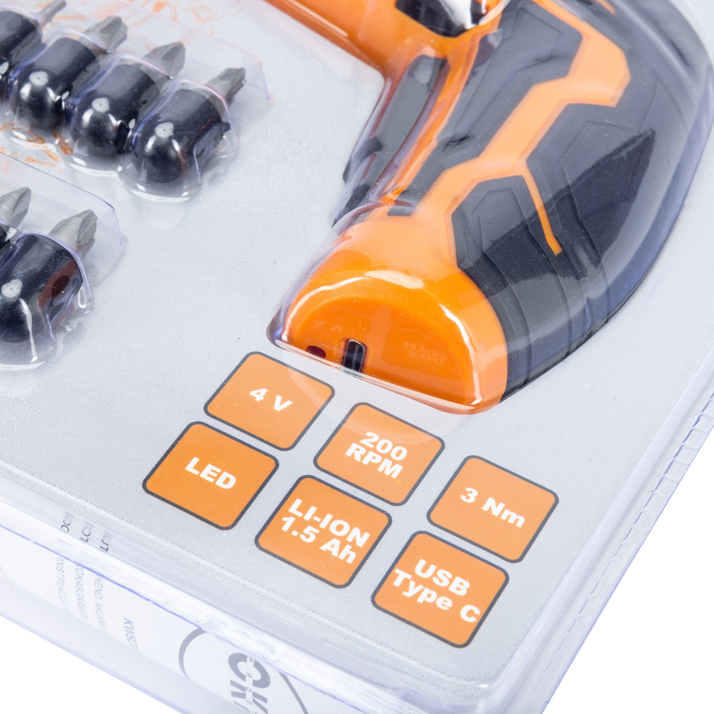 CORDLESS SCREWDRIVER KWSD08-4T 4V 1.5AH