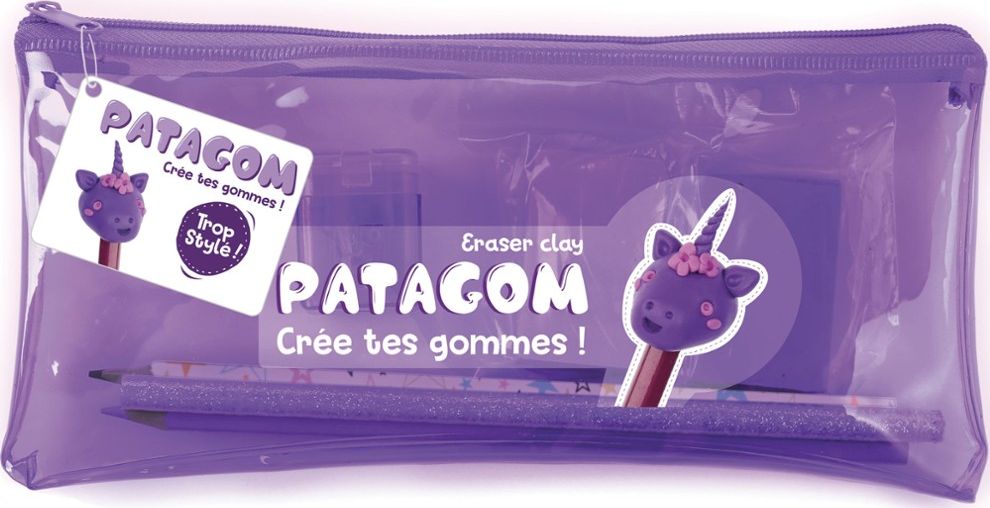 Graine Creative Zestaw Piórnik z masą Patagom Jednorożec