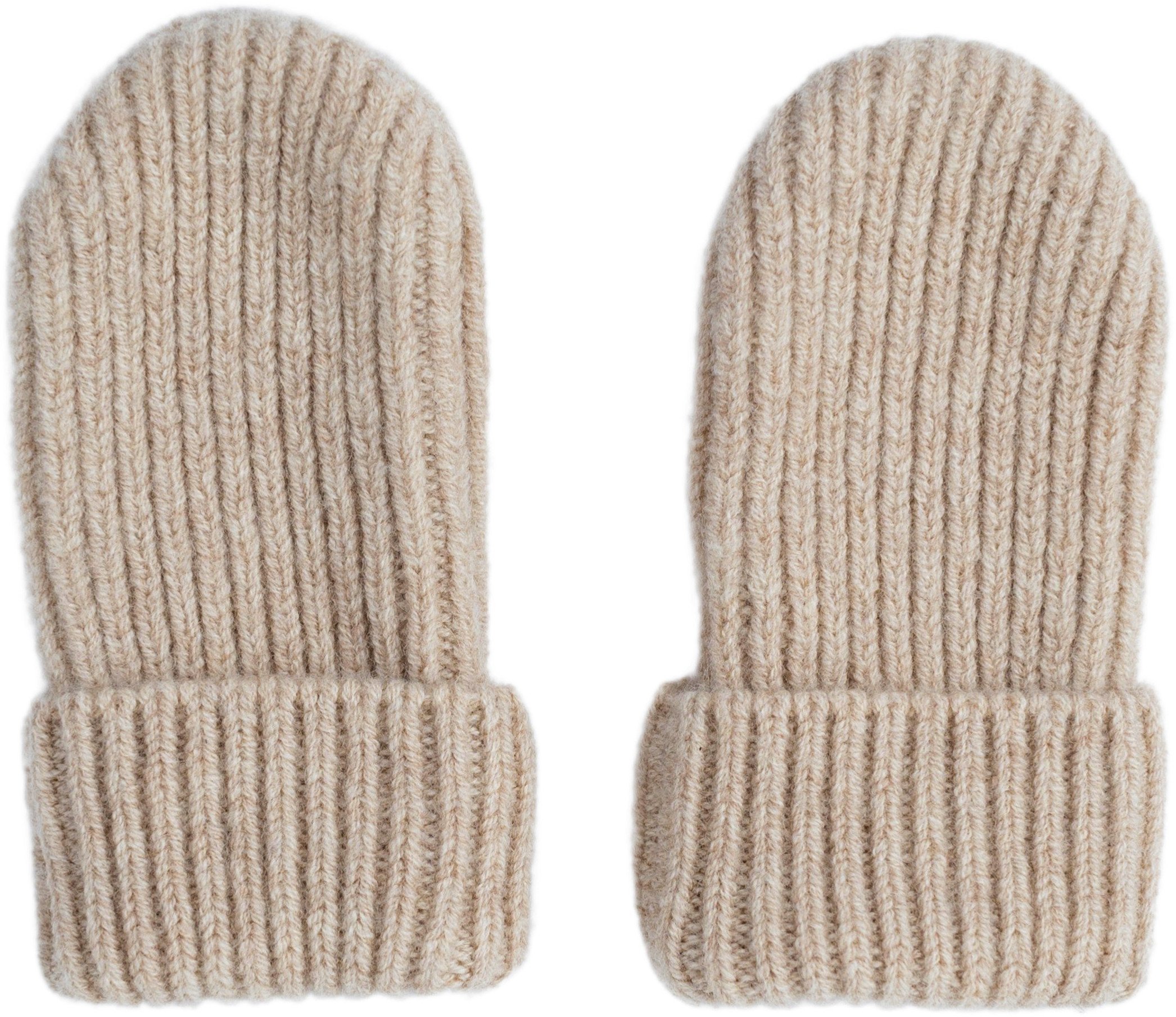 Lodger Mittens Folklore Merino vilnas bērnu cimdiņi Beige 0-12m MTM 630_0-12