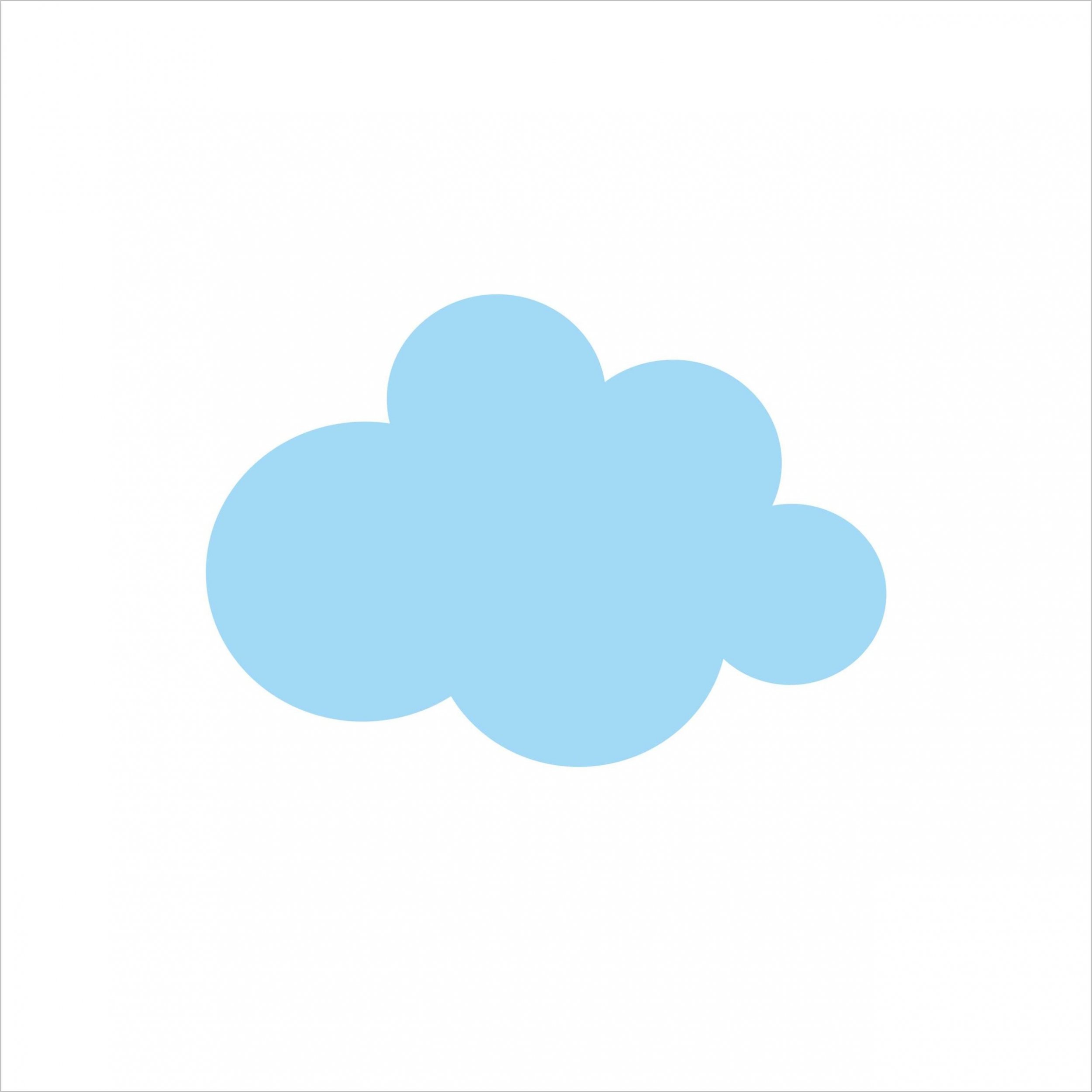 details chmurka ozdoba 3D do pokoju na ścianę chmura