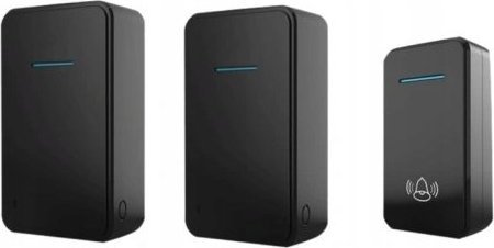 Spreest Dzwonek bezprzewodowy do drzwi + 2xOdbiornik 300m