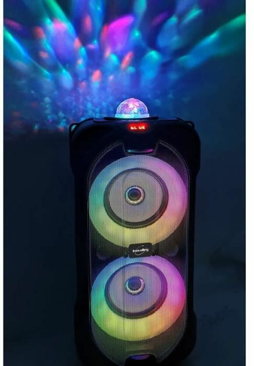 Głośnik Inovalley Głośnik Bluetooth z Mikrofonem Karaoke Czarny