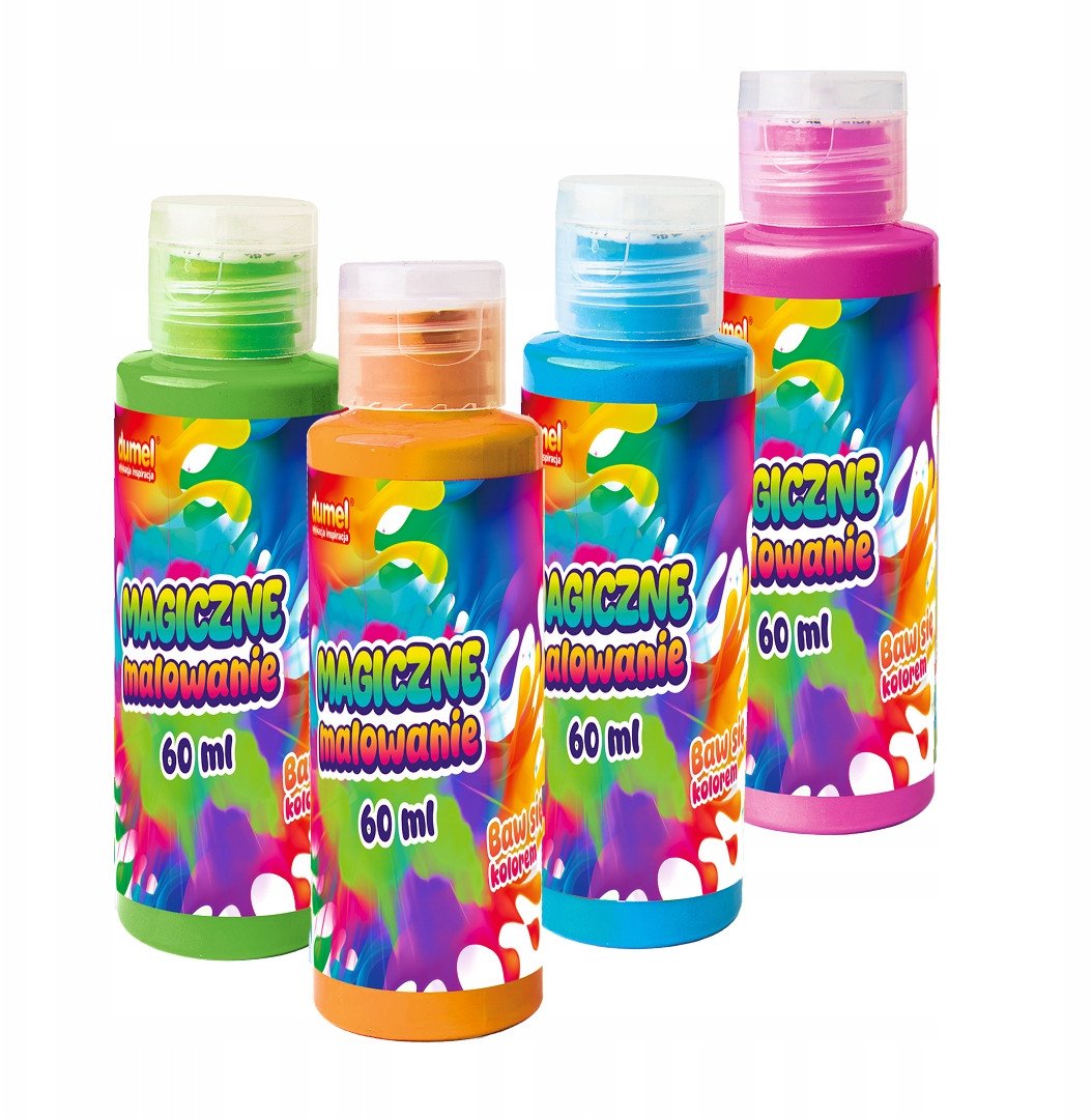 Magiczne malowanie 4x60ml farbki