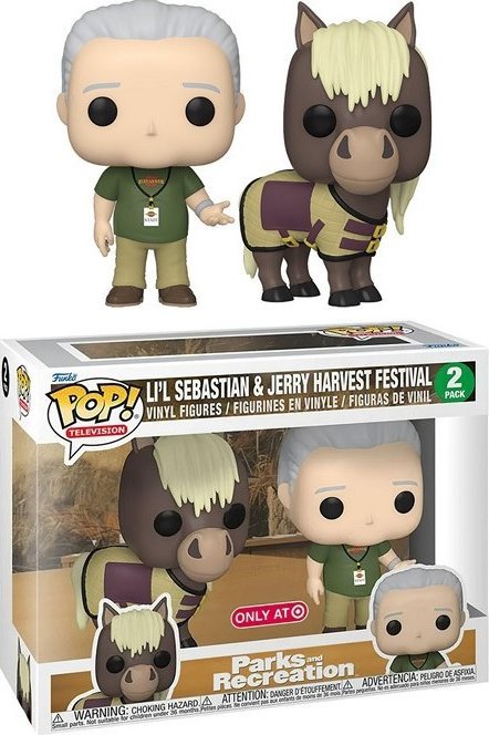 Figurka Funko Pop ! Parks Rec. Jerry Lil Sebastian 2Pak Specjalna Edycja