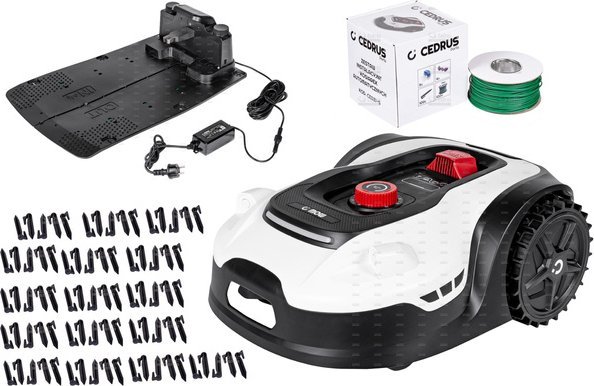 Robot koszący Cedrus CEDRUS M5 ROBOT KOSZĄCY KOSIARKA AUTOMATYCZNA DO TRAWY C-MOW 500m2 - OFICJALNY DYSTRYBUTOR - AUTORYZOWANY DEALER CEDRUS