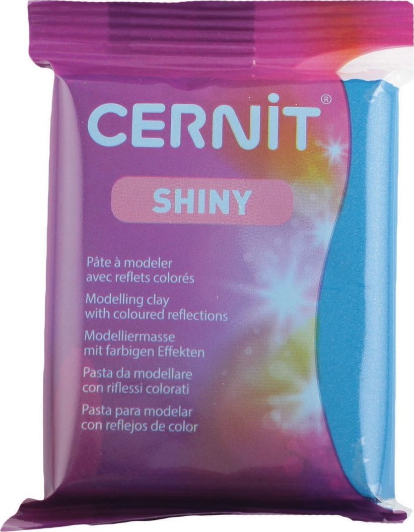 The Clay and Paint Factory Modelina Cernit Lśniąco Niebieska 56 g