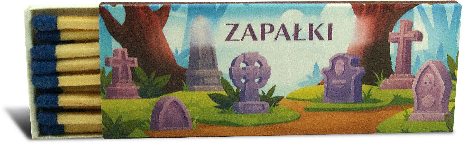 Zapałki długie Zniczowe kolorowe