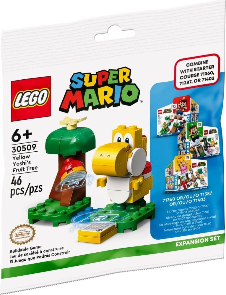 LEGO Super Mario Drzewo Yellow Yoshiego — zestaw rozszerzający (30509)
