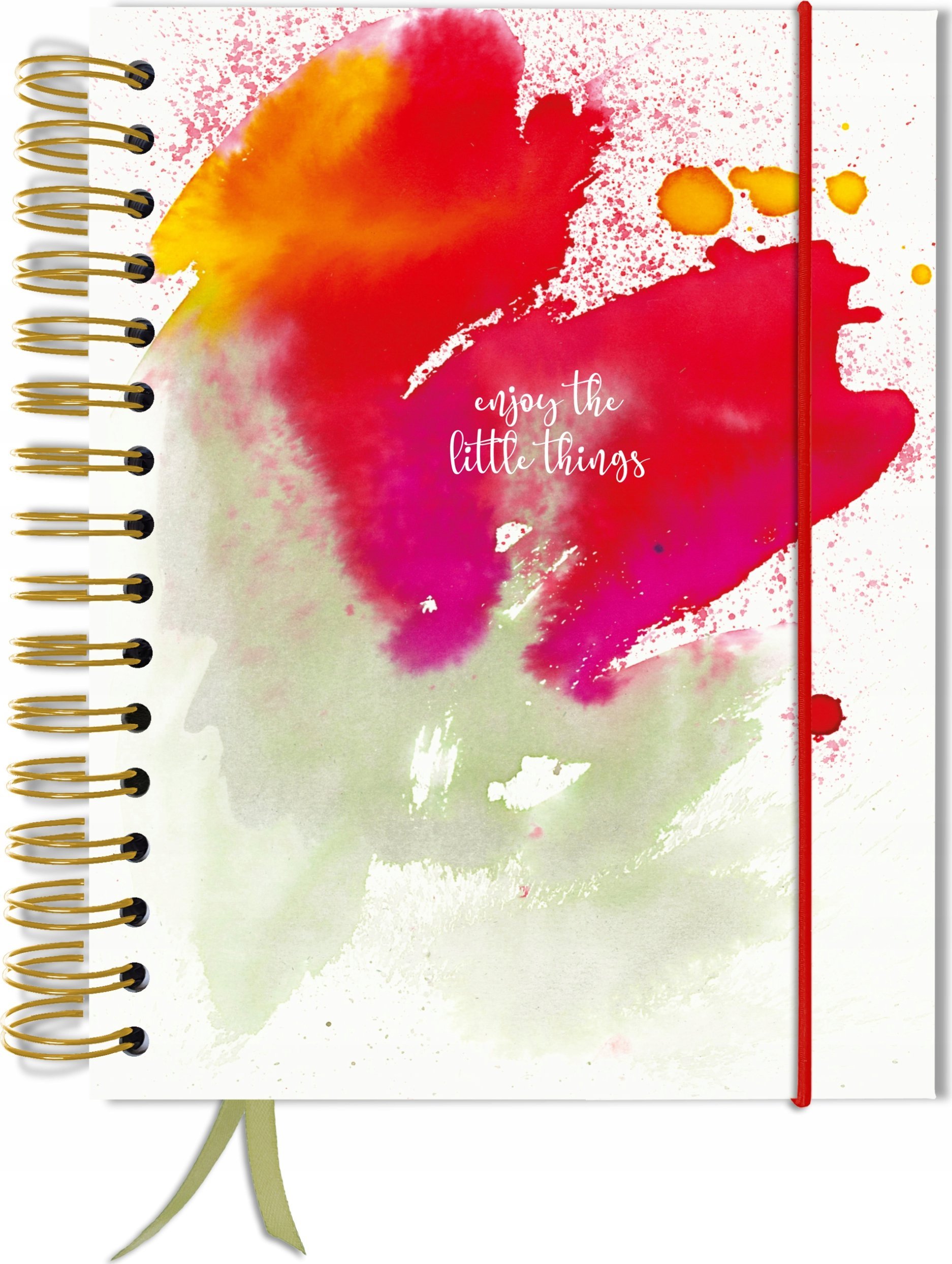 TadaPlanner Bujo bullet 180 stron notatnik A5+ kropki pamiętnik gumka