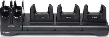 Zebra RFD40/RFD90 3 DEVS/4 TOASTER/SLOTS CHARGE ONLY CRADLE FOR UNI