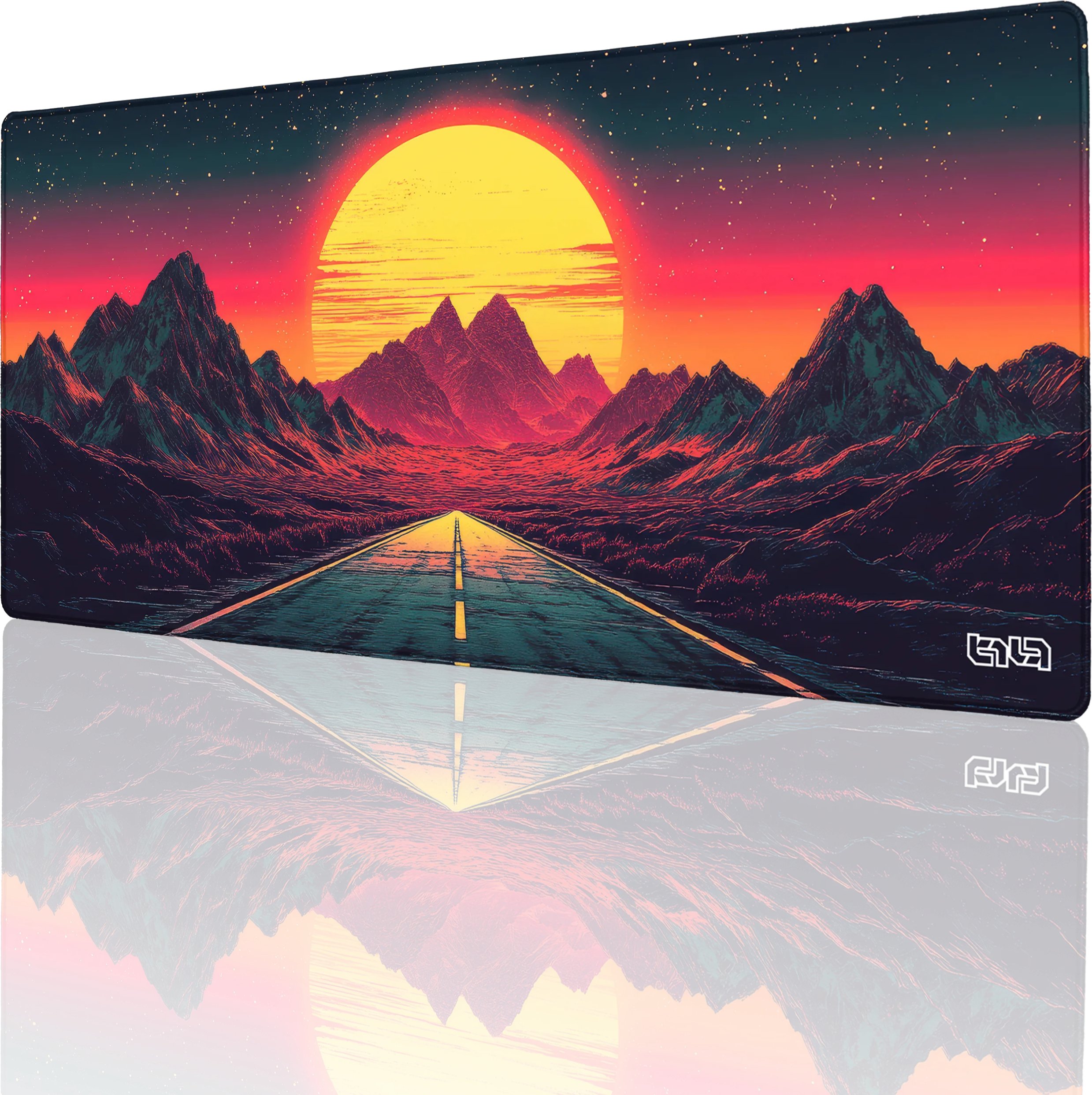 DUŻA PODKŁADKA POD MYSZKĘ Night Drive 90x40 TILT XL Duża XXL Prezent