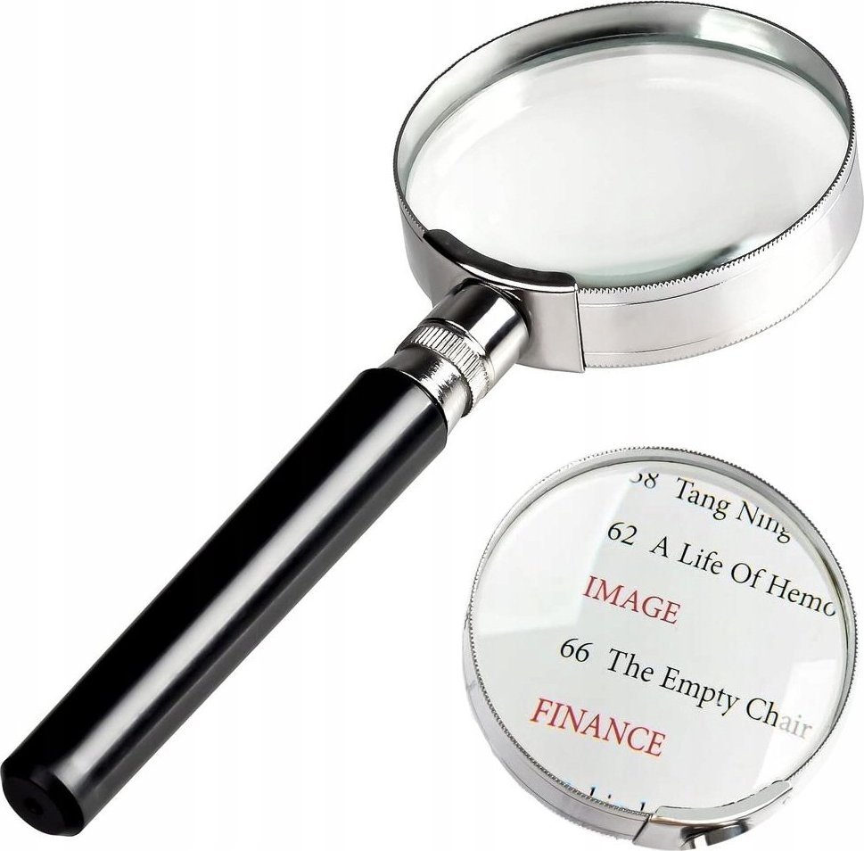 Verk LUPA KLASYCZNA SZKŁO POWIĘKSZAJĄCE 60MM METALOWA