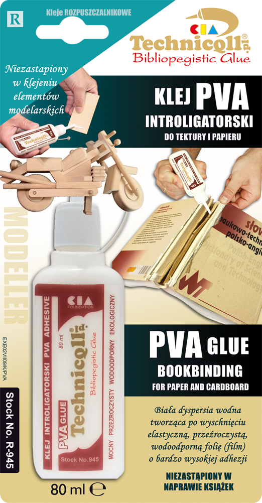 Technicqll Klej PVA introligatorski do tektury i papieru 80ml R-397