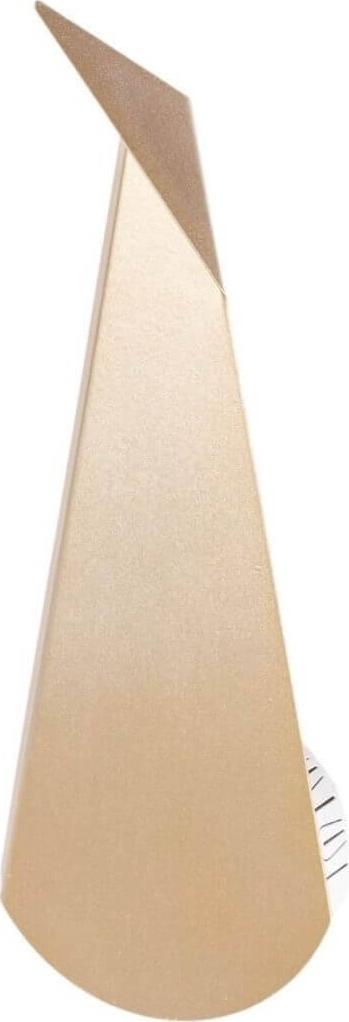 Kinkiet Abigail LAMPA ścienna ORIGAMI PAWN-G Abigali metalowa OPRAWA kinkiet LED 3W 3000K paw złoty