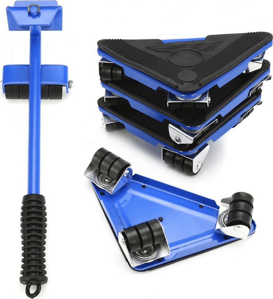 Korbi ZESTAW DO TRANSPORTU MEBLI PRZESUWANIA 300kg 5ELE