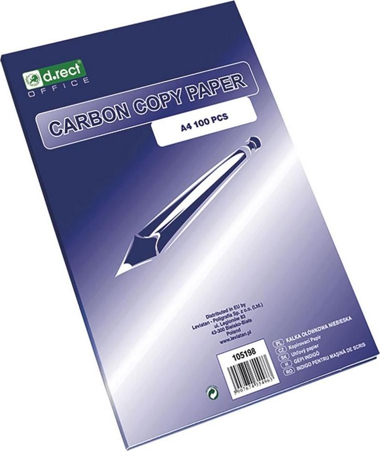 D.Rect Kalka ołówkowa fioletowo/niebieska A4